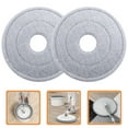 thumbnail image 6 of Milisten 2Pcs Mop Head Replacement for Home Use Grey Round Mop Heads for Stain Removal and Floor Protection, 6 of 8