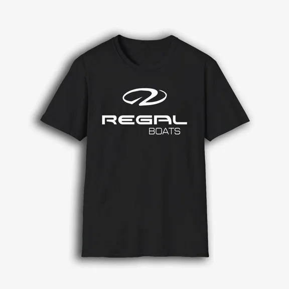 VINTAGE t shirt men Regal Boat Logo T-Shirt American Men's T-Shirt S-5XL