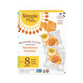 thumbnail image 4 of Simple Mills Almond Flour Crackers, Farmhouse Cheddar Crackers Snack Packs, 0.8 oz, 8 Count, 4 of 5