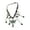 Blue, variant on 7829 Stylish Clavicle Chain With Bohemian Fringe Design Alloy Eye Wing Pendant Necklace Adjustable Length Neckchain