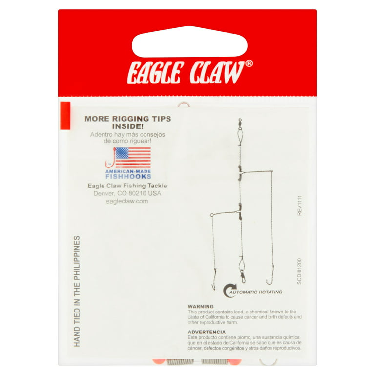 Eagle Claw 015H-4 Auto Crappie Rig Size 4