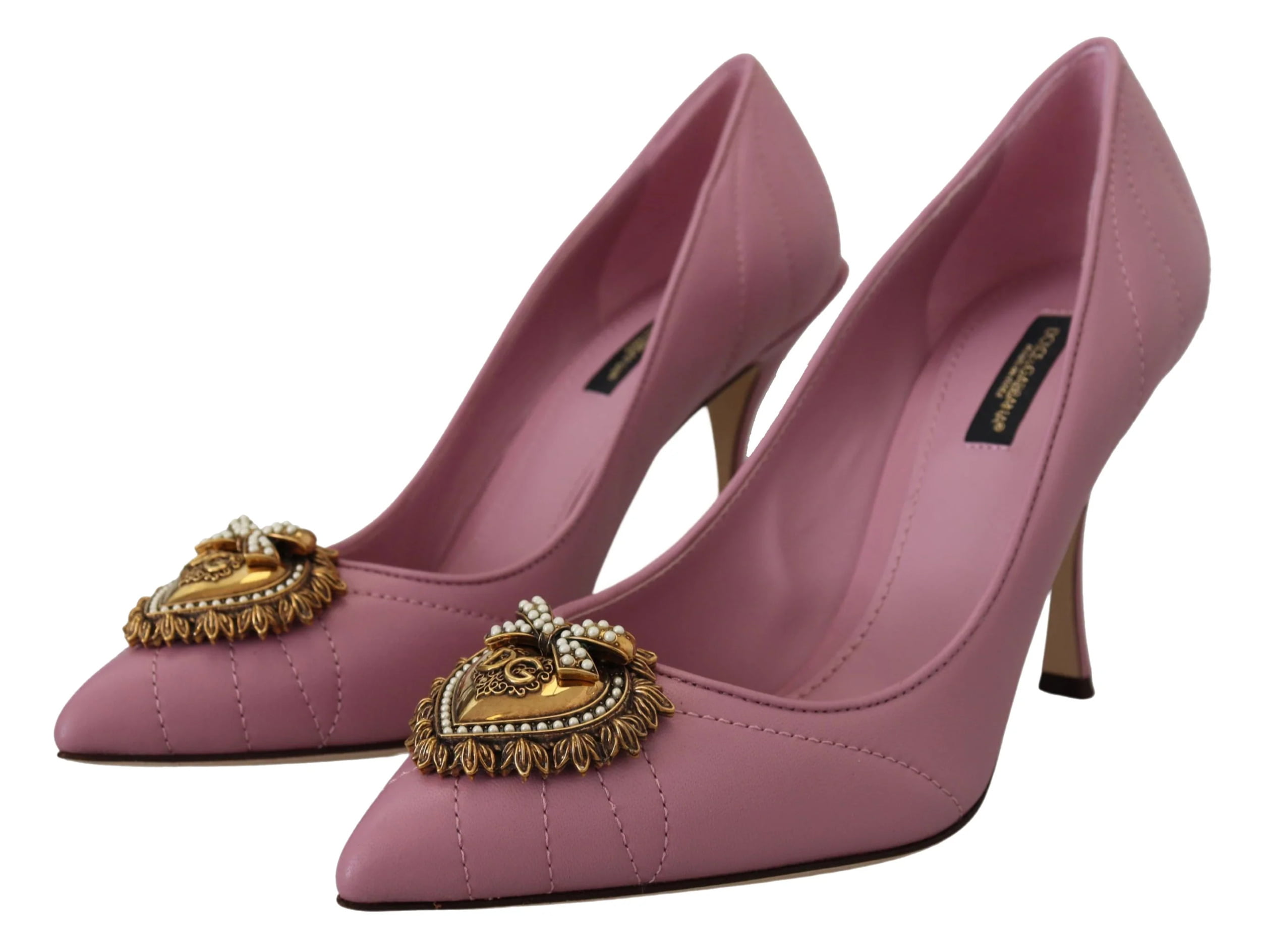 Dolce & Gabbana Pastel Woven Snakeskin Heels w/ Pointed Toe Size 36.5 –  Modig