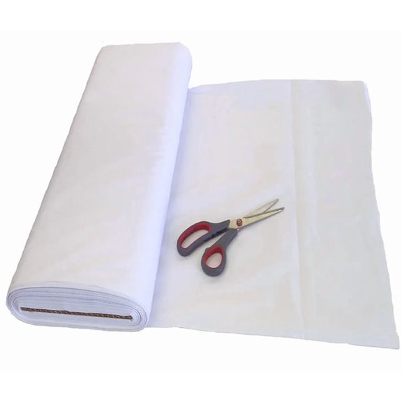 45 Broadcloth Fabric-White,