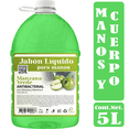 thumbnail image 1 of Jabón Líquido Antibacterial VivoNatural para Manos y Cuerpo aroma Manzana Verde 5 litros, 1 of 4