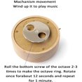 thumbnail image 5 of 3D Crystal Ball Music Box Luminous Rotating Musical Box with Projection LED Light and Wood Base Best Gift for Birthday Christmas Valentine's Day Home Decor Wooden Music Box (Moon), 5 of 5