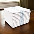 thumbnail image 2 of KAF Home Farmhouse Stripe Set Of 12 Kitchen Towels - 15" x 25", In Teal, 2 of 4