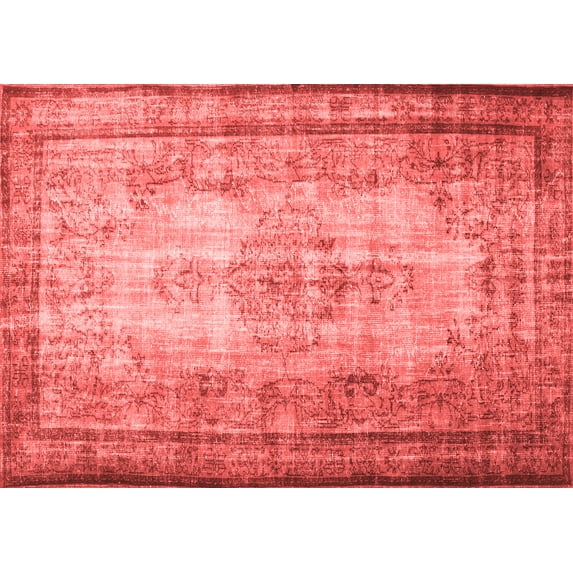 Ahgly Company Indoor Rectangle Persian Red Traditional Area Rugs, 7' x 10'