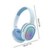 thumbnail image 3 of Auriculares inalámbricos Bluetooth 5.3 | Efecto de luz fría RGB | Cancelación activa de ruido | Sonido estéreo de alta fidelidad | Modos cableados e inalámbricos | Plegable | Alcance de 10 m |, 3 of 8