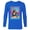 Navy, variant on Studios X-Men ’97 Jean Grey Retro Trading Card- Long Sleeve T-Shirt for Men - Customized-White