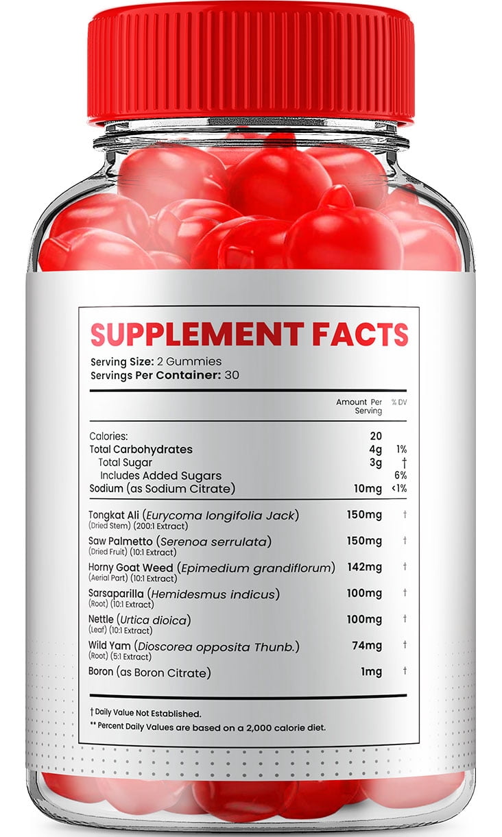Vital Grow XL Gummies for Men – VitalGrowXL Maximum Performance, Vital GrowXL Overall Daily Health, 5 Pack, 300 Gummies