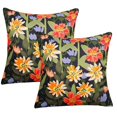 thumbnail image 2 of Outdoor Waterproof Pillow Covers 18X18 Set of 2 Floral Throw Pillow Covers Waterproof Patio Cushion Covers for Outdoor Furniture, 2 of 6