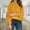 35#Yellow, variant on Ftwytp Women's Casual Round Neck Knitted Sweater Long Sleeve Solid Color Soft Loose Ribbed Pullover Sweater Top Pullover Wool Sweaters 2025