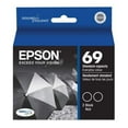 thumbnail image 3 of Epson DURABrite No. 69 Dual Pack Ink Cartridge, Black, Inkjet, 2 / Pack, 3 of 4