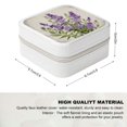 thumbnail image 2 of Pratyus Purple Flowers Jewelry Box Organizer for Necklace, Ring, Earring Storage White, 2 of 5