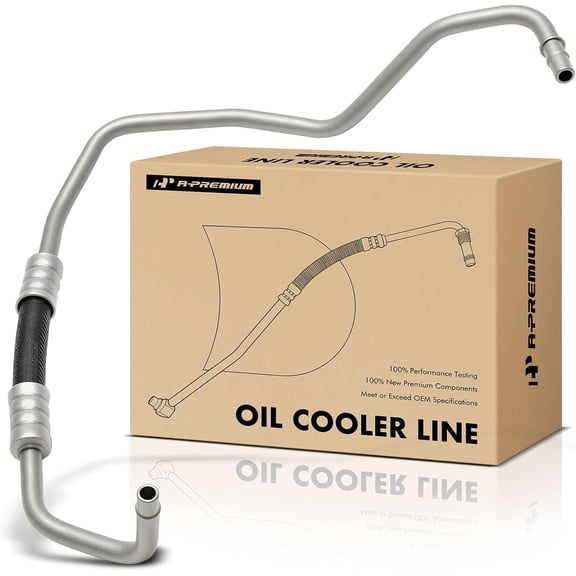 A-Premium Outlet Automatic Transmission Oil Cooler Line Hose Assembly Compatible with Ford F-150 F150 2006 2007 2008