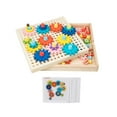 thumbnail image 3 of Juguetes de madera del juego del engranaje de Montessori, juguetes de construcción de los niños para de las muchachas, niños, 3 of 9