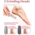 thumbnail image 2 of Ron Foot Callus Remover Electric: Rechargeable — Powerful Dead Skin Remover — Anti-Slip | Foot Care / Shower for Gentlemen & Ladies & Seniors, 2 of 8