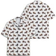 thumbnail image 2 of Retro Horse Racing Hawaiian Shirts For Men Casual Vintage Horse Mens Hawaiian Shirts Short Sleeve Button Down Shirt 1, 2 of 7