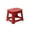 Red, variant on WKSCLPAI Househeld Mini Folding Stool, Portable Non-Slip Plastic Step Stool with Handle, Lightweight and Durable Space Saving Small Stool for Home Office Outdoor Camping Picnic, Pink