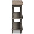 thumbnail image 4 of Baxton Studio Console en Bois Nellie en Brun Vieilli, 4 of 9