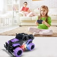 thumbnail image 5 of Remote Control Cars, Girls Off Road Rc Car 1:20 Scale Remote Control Truck Car Toys for for Kids Age 3-5, Rc Truck Racing Car Vehicles with 3 Color Lights for Kids 5-7 8-12 Birthday Gift, Purple, 5 of 5