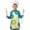 Green Yellow Dandelion, variant on Colorful Tie Dye Mandala Pattern Kids Aprons for Girls and Boys,Adjustable Neck Strap Toddler Aprons for Kids Cooking Baking
