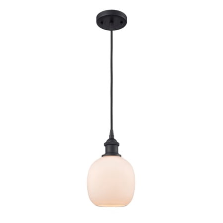 

Innovations Lighting 516-1P Belfast Belfast 6 Wide Mini Pendant - White