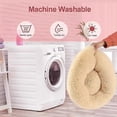 thumbnail image 4 of Cama para perros pequeños, cálida y redonda de felpa de 50 cm para perros medianos y pequeños, que mejora el sueño y mantiene el calor., 4 of 4