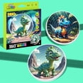 thumbnail image 7 of Xecvkr 360 Degree Dinosaur Puzzle Gyroscope Rotating Double Sided Brain Teaser Toy Spatial Reasoning Development Educational Game for Kids Teens Adults Stress Relief Activity, 7 of 7
