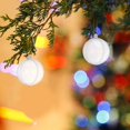 thumbnail image 4 of EeaseMX 20 bolas navideñas de plástico transparente, redondas y huecas, con forma de bola colgante (5 cm), 4 of 8