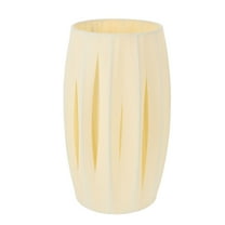 KONTONTY Fabric Lamp Shade Clip- On Drum Lampshade Vintage Pleated Cloth Light Cover for Table Lamp Floor Pendant Light Chandelier Decor