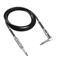 thumbnail image 1 of 6.5mm Jack Guitar Lead Cable Straight Male to Right Angle Male Audio Wire, 1 of 7