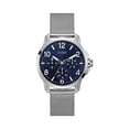 thumbnail image 2 of GUESS Men's VOYAGE 42mm Steel Bracelet & Case Quartz Blue Dial Chronograph Watch W1040G1, 2 of 2
