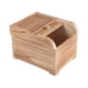 thumbnail image 3 of Contenedor de madera para alimentos Contenedores de madera para cereales Almacenamiento de arroz Contenedor de almacenamiento de arroz Marrón claro, 3 of 9