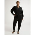 thumbnail image 2 of Scoop Women’s and Women’s Plus Ultimate  Scubaknit Joggers, Sizes XS-4X, 2 of 5