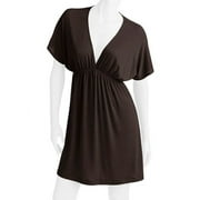 Juniors' Plus Knit Dolman Dress