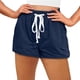 thumbnail image 1 of Pantalones cortos de algodón Elástico Jogging Gimnasio Yoga Pantalones cortos Pantalones de chándal suaves Vacaciones en la playa Diario Prendas para la parte inferior del cuerpo Azul oscuro M Sonducket  AP010921-17, 1 of 5