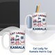 thumbnail image 2 of Taza de cerámica de Cat Lady para Kamala Harris `< *☆ #ο ν', 2 of 6