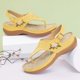 thumbnail image 2 of Chanclas de verano Moda Flor Causal Cuñas Bordado Zapatos de mujer Wmkox8yii shjk4170, 2 of 3