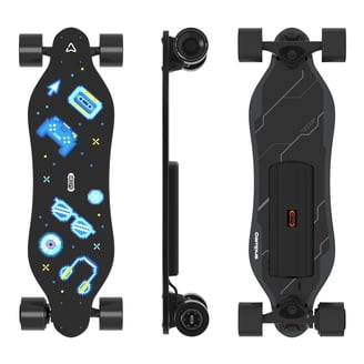 Razor RipStik Rush Electric Caster Board Skateboard - Black, up to