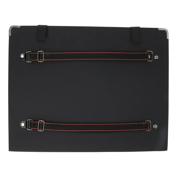 KAKOWELY Black Synthetic Sketch Board with Double Shoulder Straps for Portable Artistic Creation and Painting 1Pc,17.72"X13.78"X0.2"