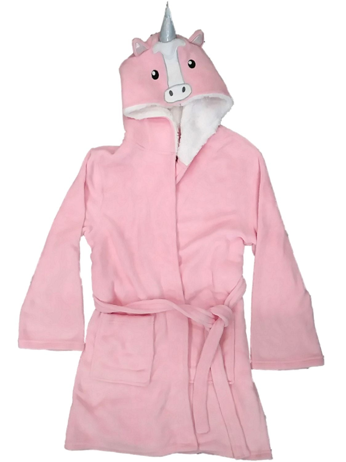 Unisex Adult/Kids Unicorn Robe Hooded Animal Bathrobe for Women Men Gift for Birthday Christmas Girls Robe 