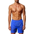 thumbnail image 3 of TANBOM Men's Nylon Mesh Five Pants Casual Comfortable Breathable Blue XL, 3 of 6