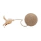 thumbnail image 1 of Pelota interactiva para gatos, ideal como regalo, para gatos de interior, ejercicio y rascador. color de la madera, 1 of 9