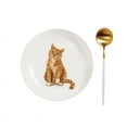 thumbnail image 5 of Pet Portrait White Porcelain Dinnerware 11-Piece Set - Orange Tabby, 5 of 9