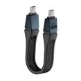 thumbnail image 2 of Cable USB Carga Potente 240W Cable USB C a USB C 13 cm Carga Rápida Rápida Negro, 2 of 9