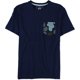 thumbnail image 1 of Ecko Unltd. Camiseta básica con bolsillo de camuflaje para hombre, azul, mediana, 1 of 1
