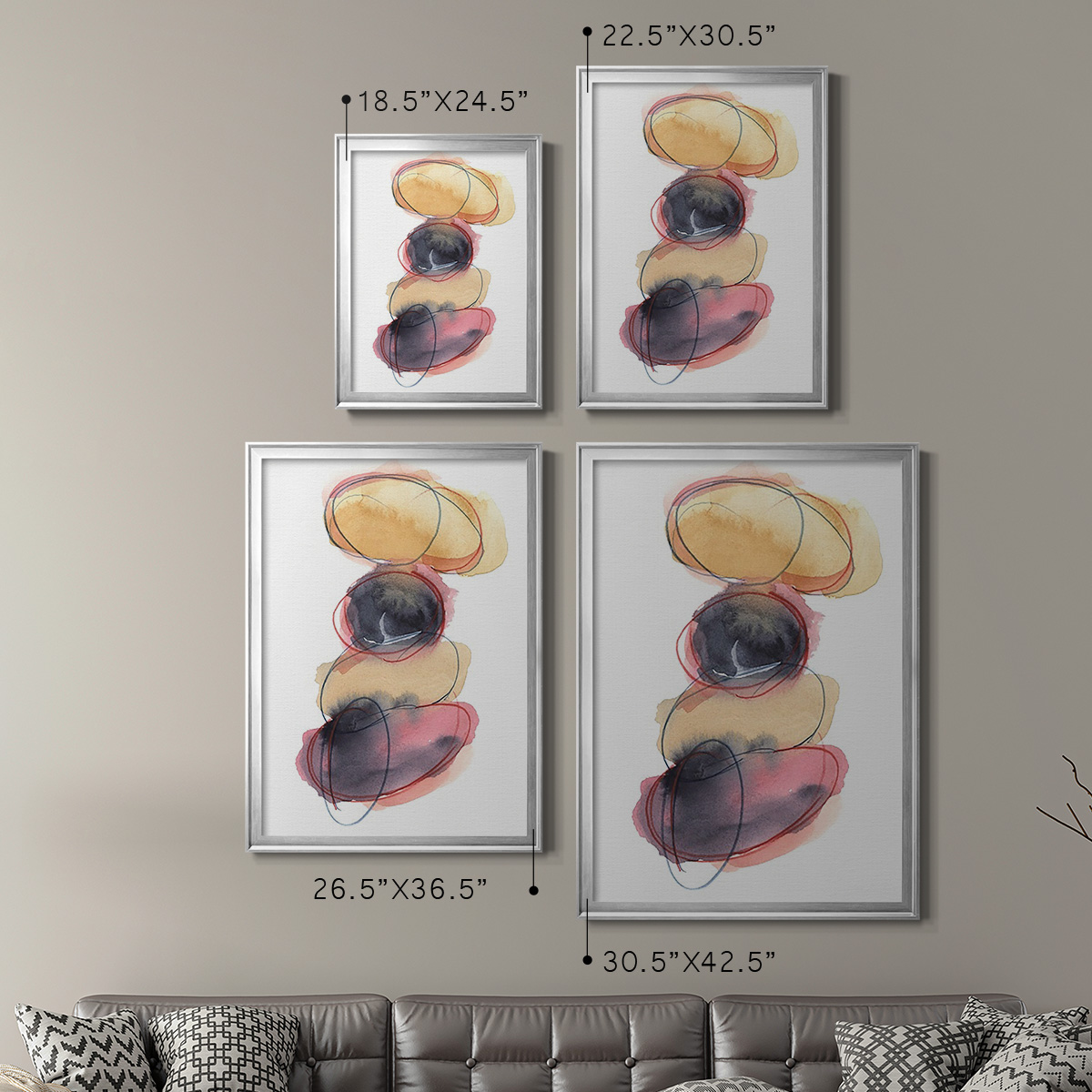 Balancing Act II Premium Framed Print, in Gold, Black, or Silver - Ready to Hang