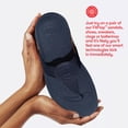 thumbnail image 4 of Sandalia FitFlop Walkstar Wedge para mujer, color azul oscuro, talla 7, 4 of 7