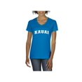 thumbnail image 1 of Normal is Boring - Women's T-Shirt V-Neck Short Sleeve, up to Women Size 3XL - Kauai Hawaii, 1 of 5